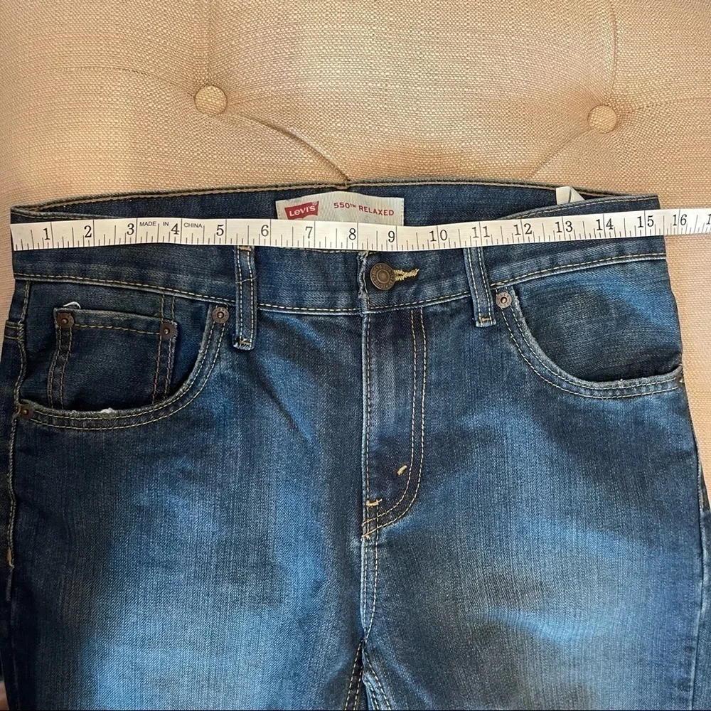 N: Levi’s Kids 550 Relaxed Blue Jean Sz 16 28x28